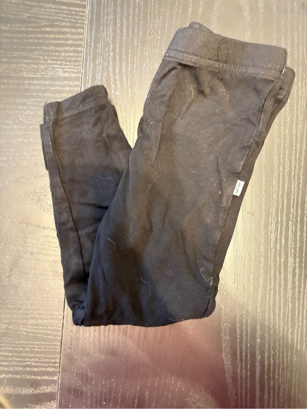 Little Sleepies Black Kids Leggings